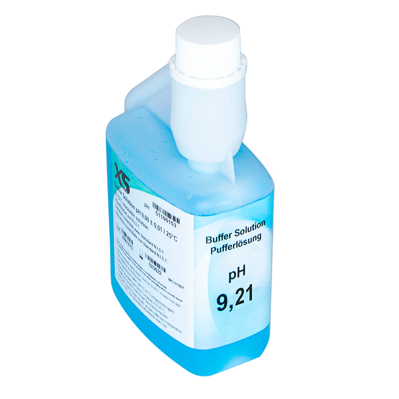 51100173 XS Basic pH 9.21 /25°C (blu), 500 ml flacone autocal Soluzione di verifica 