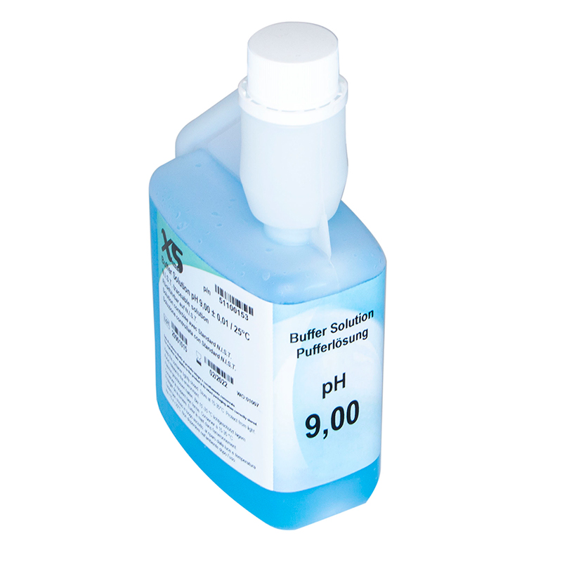 51100153 XS Basic pH 9.00 /25°C (blu), 500 ml flacone autocal Soluzione di verifica 