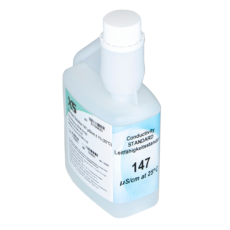 51100623 XS Basic EC 147  µS/cm /25°C, 500 ml bottle autocal Verification Solution 