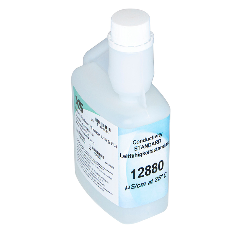 51100643 XS Basic EC 12880 µS/cm /25°C, 500 ml bottle autocal Verification Solution 