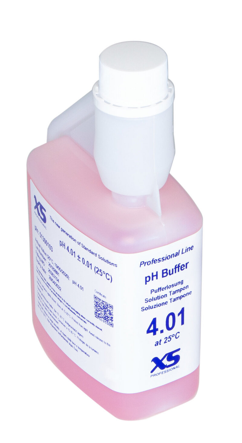 51300103 XS Professional pH 4.01 /25°C, 500 ml autocal bottle Calibration solution 