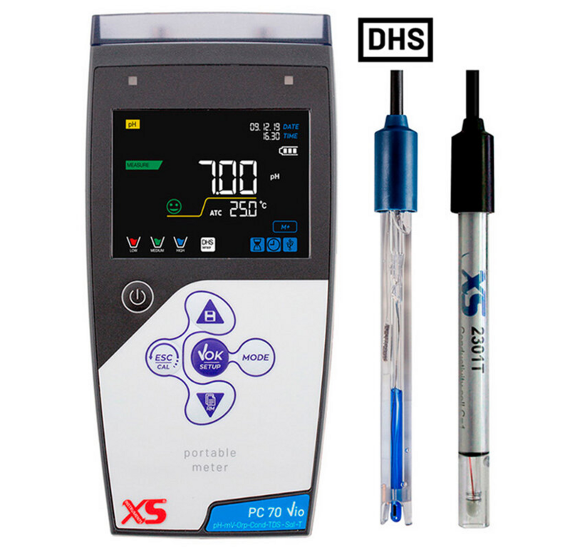 50110872 XS PC 70 Vio portable multiparameter meter - Electrode 201 T DHS - Cell 2301 T 