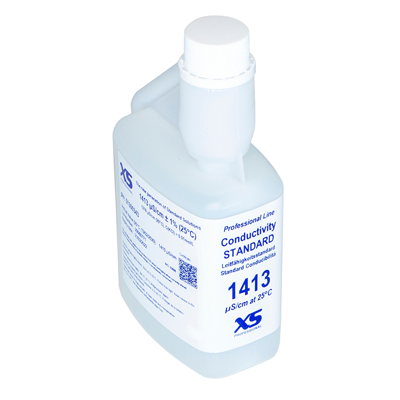 51300343 XS Professional EC 1413 µS/cm /25°C, 500 ml bottle autocal Calibration Solution 