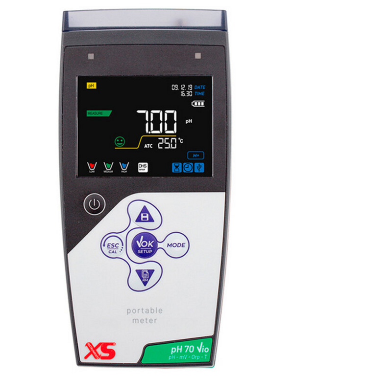 50110122 XS pH 70 Vio portable pH meter - without electrode 