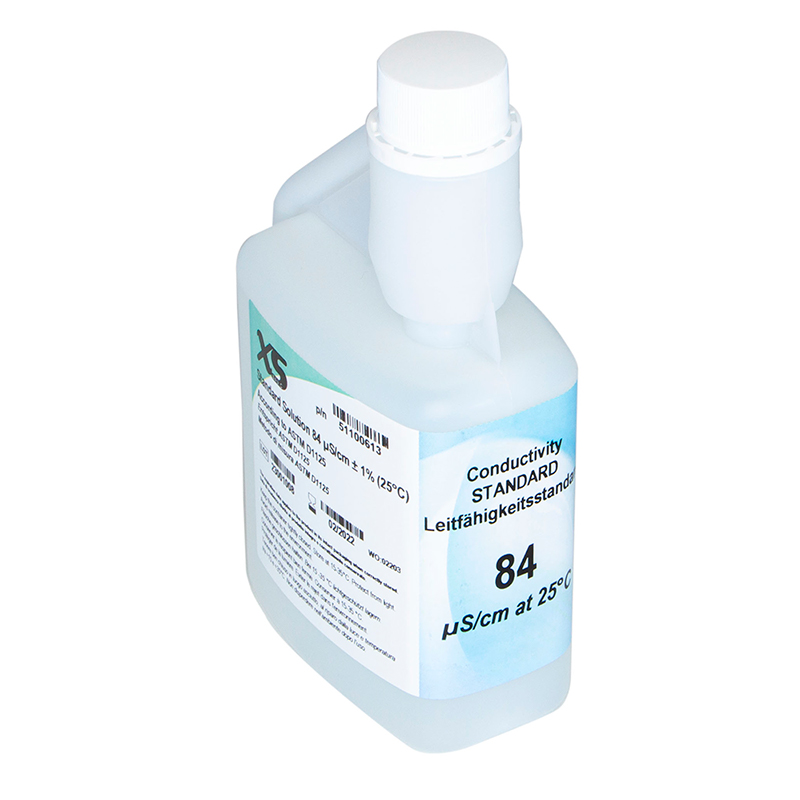 51100613 XS Basic EC 84  µS/cm /25°C, 500 ml bottle autocal Verification Solution 