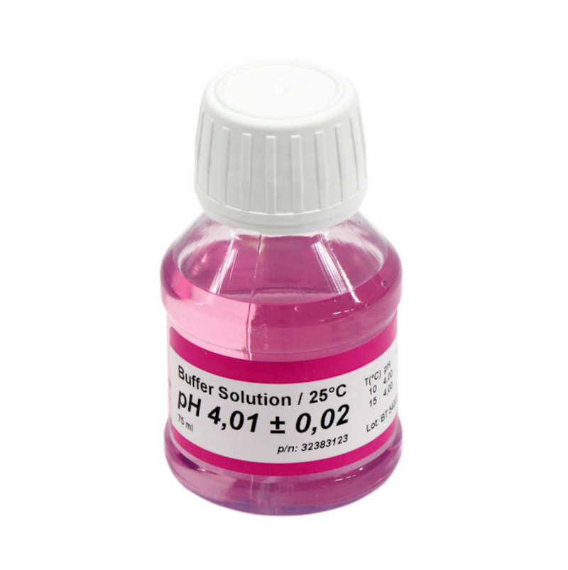 32383123 XS Basic pH 4.01 / 25°C, 55ml bottle (red) Test solution 
