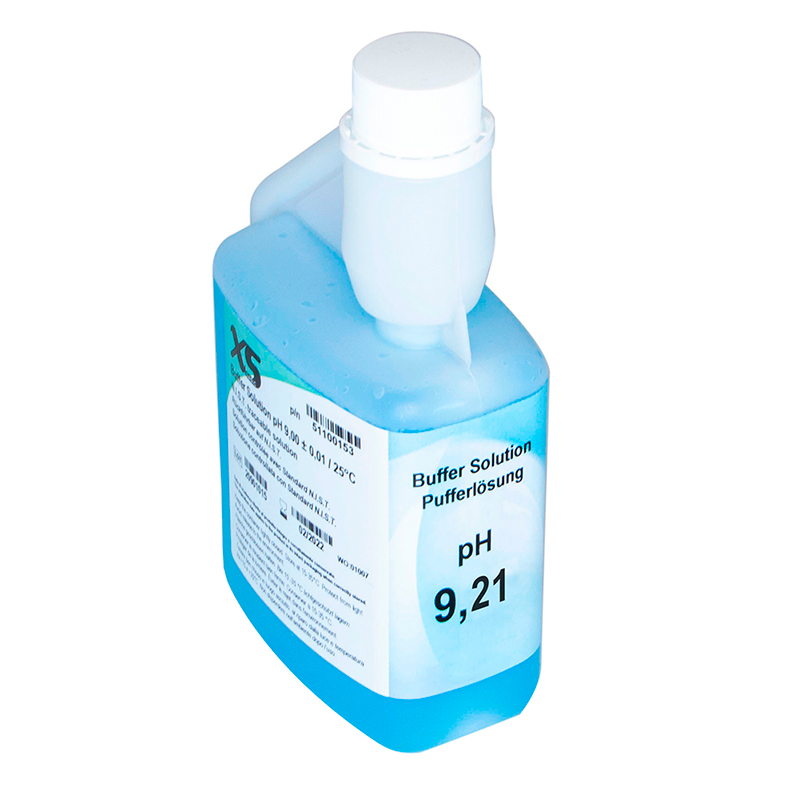 51100073 XS Basic pH 9.21 /25°C (blue), 250 ml autocal bottle Test solution 