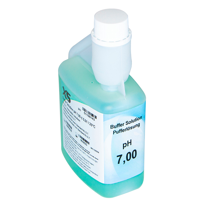 51100043 XS Basic pH 7.00 /25°C (green), 250 ml autocal bottle Test solution 