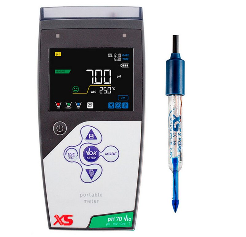 50110162 XS pH 70  Vio FOOD  pHmetro  portatile - Elettrodo 2 Pore T 