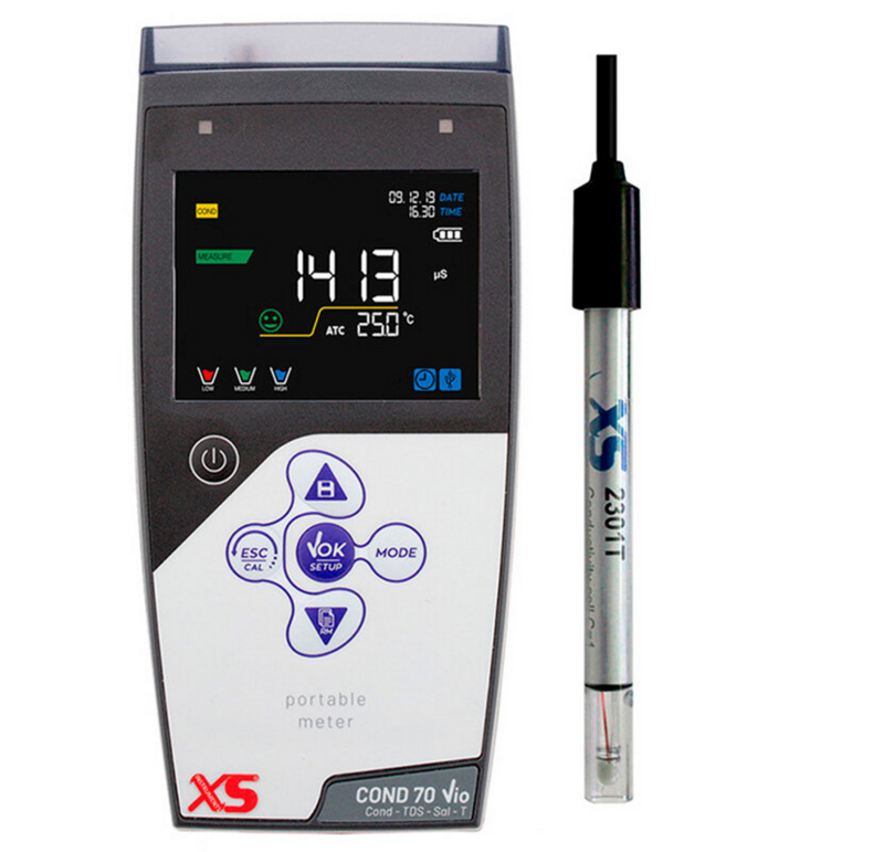 50110512 XS COND 70 Vio portable conductivity meter - Cell 2301 T 